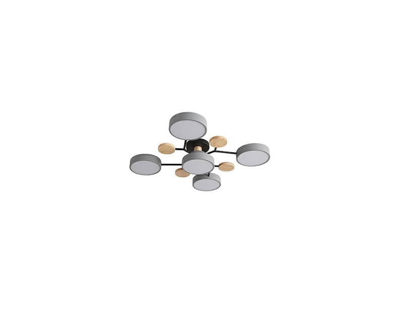 Orbit Molecular Flush Mount Chandelier for Living Room and Bedroom