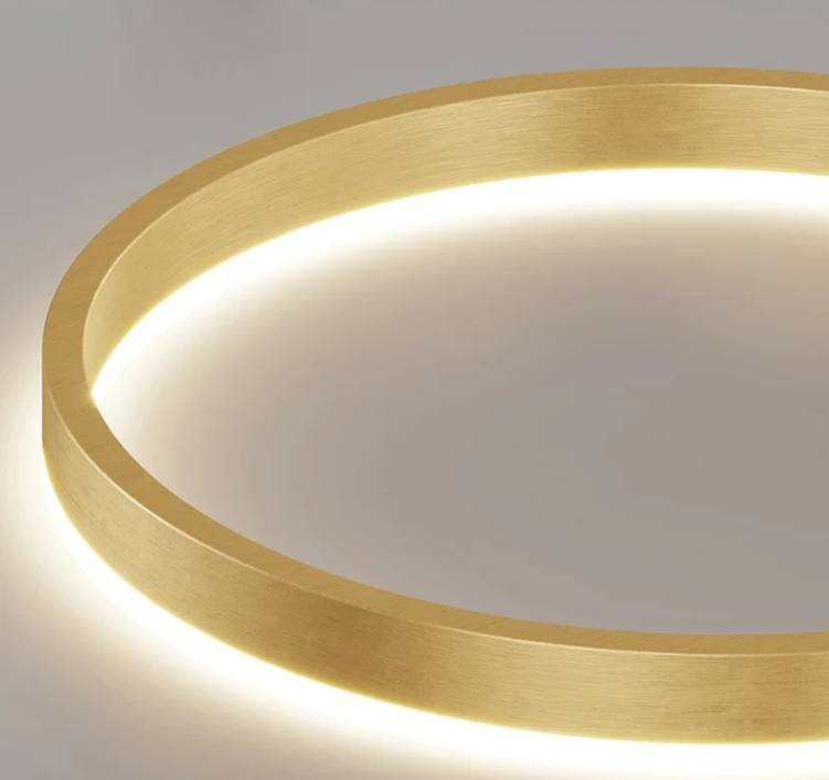 Aria Ring Chandelier Modern Circle LED Chandelier for Living Room and Dining Room