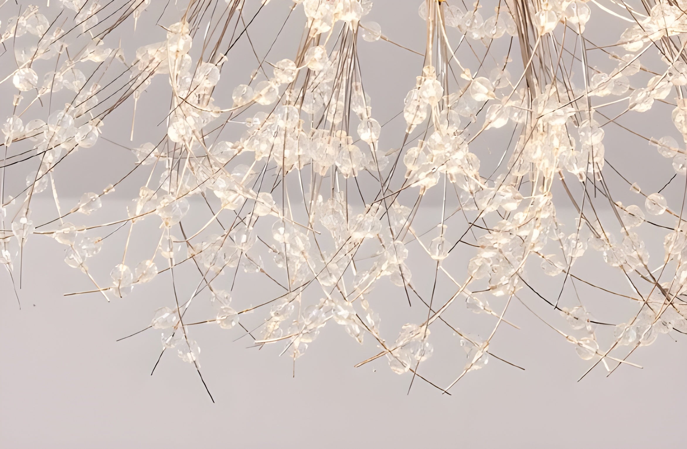 Dandelion Crystal Fireball Chandelier for Living Room Dining Room and Bedroom