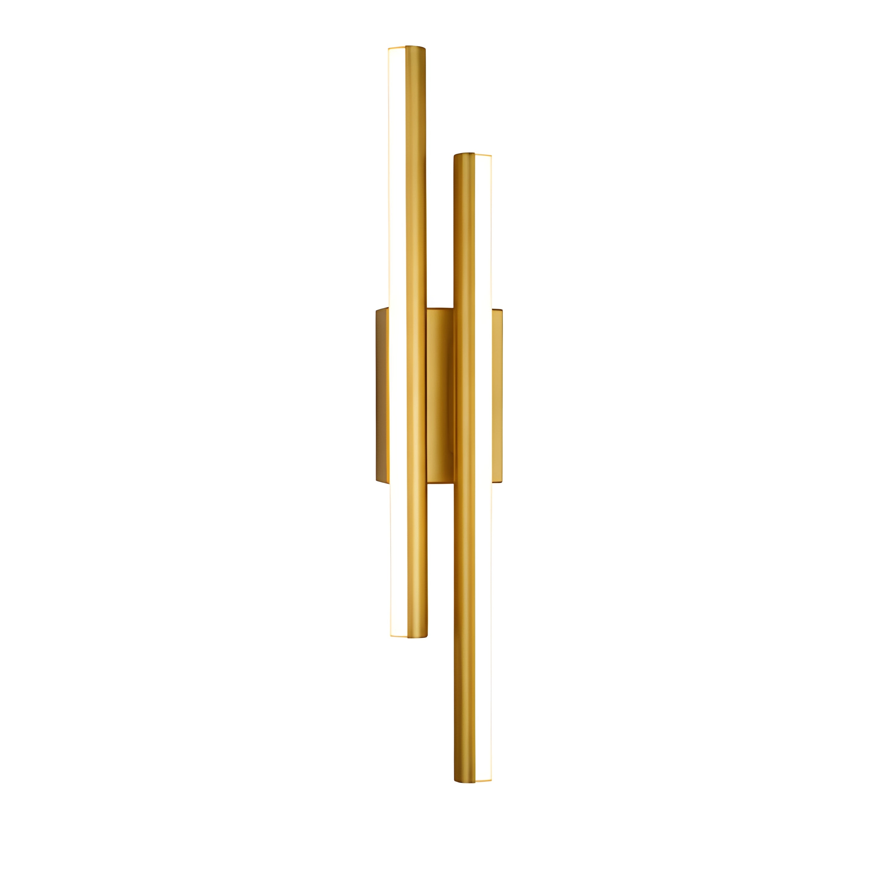 Modern LED Copper Tube Wall Sconce for Bedroom Living Room and Hallway