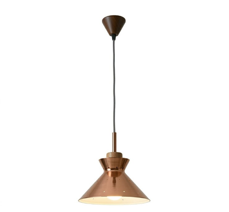 Rose Gold Globe Pendant Light for Kitchen Island Dining Room and Bedroom