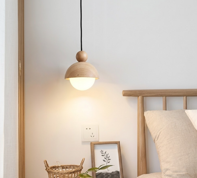 Natural Stone Travertine Pendant Light for Dining Room Kitchen Island and Bedroom