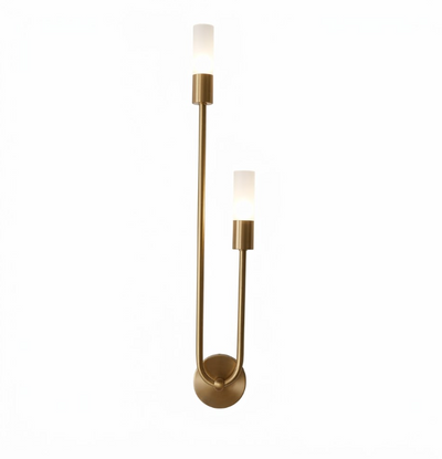 Modern Gold Brass Wall Sconce for Bedroom Bedside Reading and Corridor