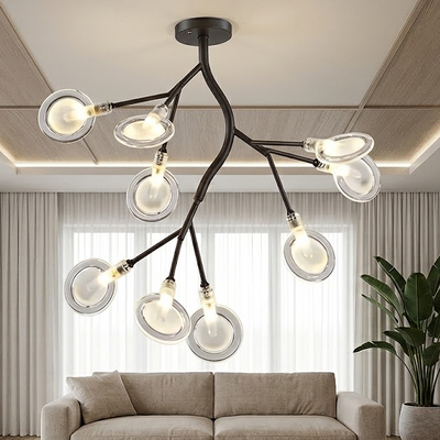 Modern Firefly Branch Chandelier for Living Room Dining Room and Entryway