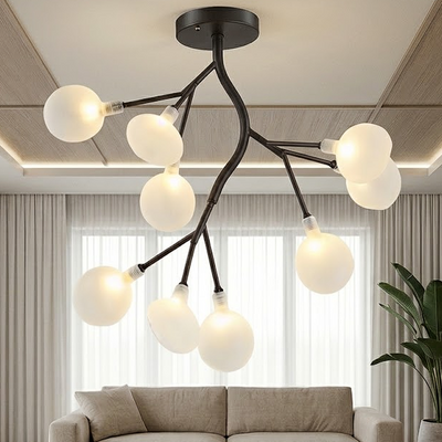 Modern Firefly Branch Chandelier for Living Room Dining Room and Entryway