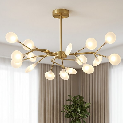 Modern Firefly Branch Chandelier for Living Room Dining Room and Entryway