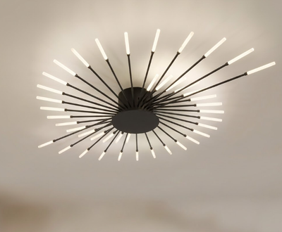 Nova Flush Mount Chandelier for Living Room Bedroom and Dining Room