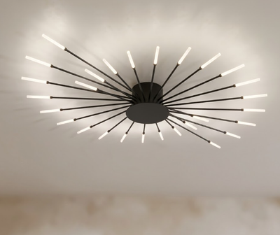 Nova Flush Mount Chandelier for Living Room Bedroom and Dining Room