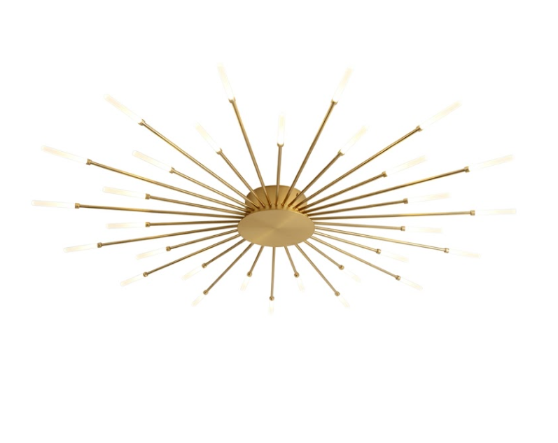 Nova Flush Mount Chandelier for Living Room Bedroom and Dining Room
