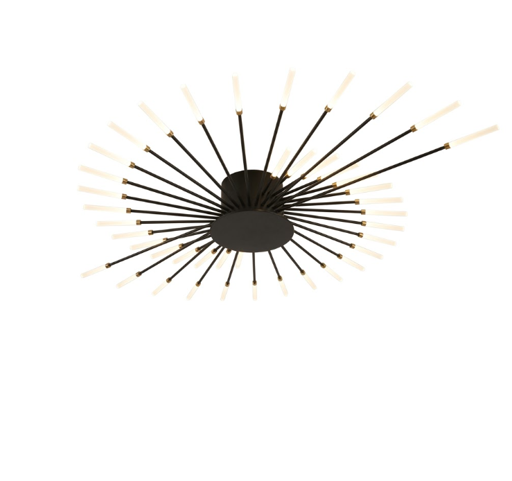 Nova Flush Mount Chandelier for Living Room Bedroom and Dining Room