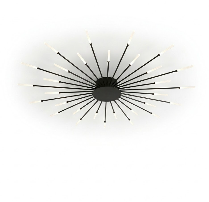 Nova Flush Mount Chandelier for Living Room Bedroom and Dining Room