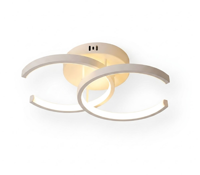 Luna Semi Flush Mount Ceiling Light for Bedroom Hallway and Corridor