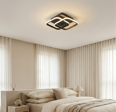 Luna Semi Flush Mount Ceiling Light for Bedroom Hallway and Corridor