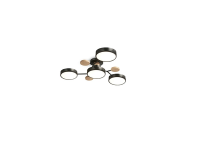 Orbit Molecular Flush Mount Chandelier for Living Room and Bedroom