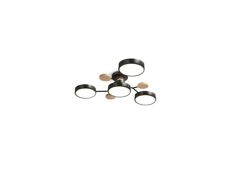 Orbit Molecular Flush Mount Chandelier for Living Room and Bedroom