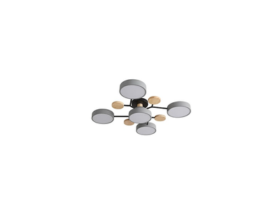 Orbit Molecular Flush Mount Chandelier for Living Room and Bedroom