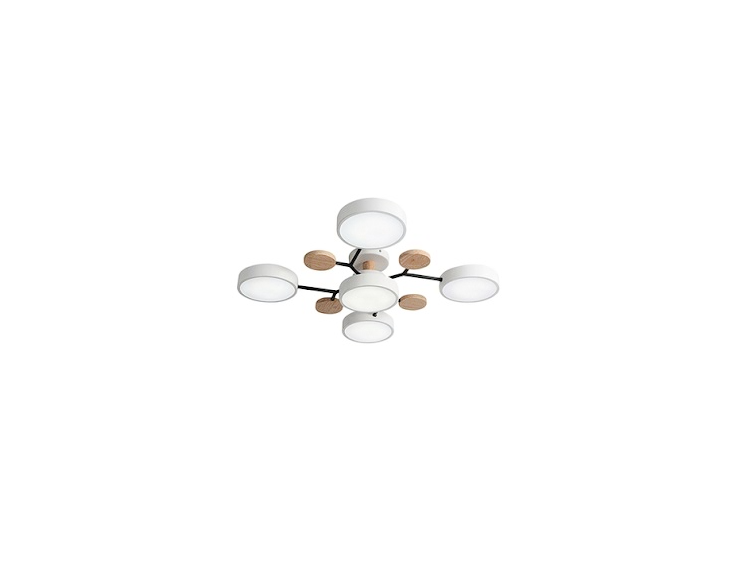 Orbit Molecular Flush Mount Chandelier for Living Room and Bedroom