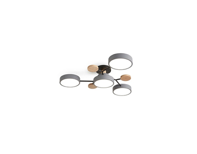 Orbit Molecular Flush Mount Chandelier for Living Room and Bedroom