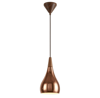 Rose Gold Globe Pendant Light for Kitchen Island Dining Room and Bedroom