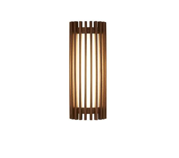 Modern Wood Slat Wall Sconce LED Light for Bedroom and Living Room