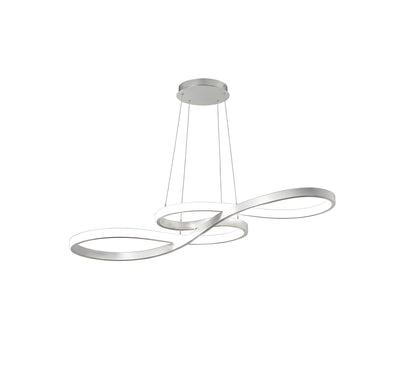 Sculptural Gold Loop Pendant Light for Dining Room Living Room and Kitchen Island