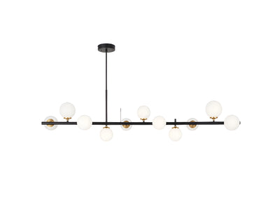 Modern Sputnik Glass Ball Pendant Light for Dining Room Kitchen Island and Living Room
