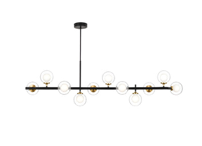 Modern Sputnik Glass Ball Pendant Light for Dining Room Kitchen Island and Living Room