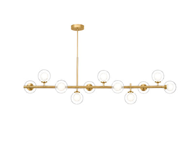 Modern Sputnik Glass Ball Pendant Light for Dining Room Kitchen Island and Living Room