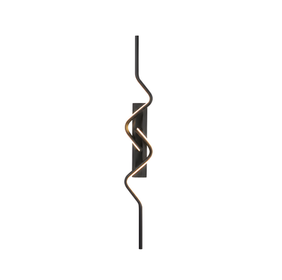 Modern LED Wave Wall Sconce for Living Room Stairwell and Entryway